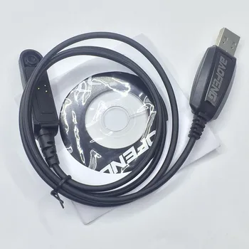 Veicināšanas Sākotnējā BAOFENG bf-a58 UV-9R USB Programmēšanas Kabeli ar CD Draiveri ūdensizturīgs BAOFENG UV-XR UV 9R BF A58 walkie talkie