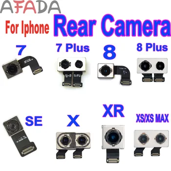 Atpakaļ Atpakaļskata Kamera Iphone 7 Plus 8, Plus SE X MAX XR XS MAX 11 pro Ar Flash Moduļa Sensors Flex Kabelis Nomaiņa iphone