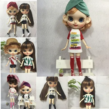 7 Stilu 1/6 Blyth Lelle Roku Modes Apģērbs Ikdienas Ikdienas Valkāšanai Barbie Drēbes, Aksesuāri DIY 1/6 BJD Lelles Bērnu Gi