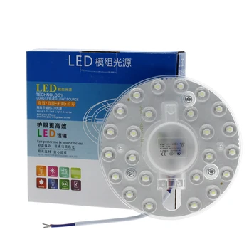 LED Panelis Downlight AC220V 12W 18W 24W 36W 2835 Augstu Spilgtumu LED SMD Modulis Apgaismojums Avots Griestu Lampas Iekštelpu Apgaismojums