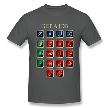 T-Krekls Vīriešiem Get-a-job-V2 Kokvilnas Final Fantasy T Krekls 6XL Smieklīgi Plus Lieluma Apģērbu