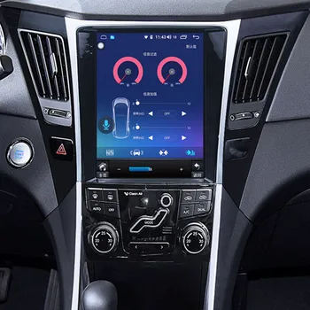 64G rom, Android 9.0 os 10.4 collu vertikāla ekrāna Tesla stila auto gps multivides atskaņotāju Hyundai sonata 8 2010. -. gadam carplay