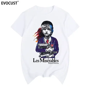 Les Miserables ar īsām piedurknēm T-krekls Kokvilnas Vīriešu T krekls New TEE TSHIRT Sieviešu Modes unisex