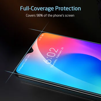 EAR Rūdīta Stikla Xiaomi Mi10/9/8 SE Pro CC9 Mi SAJAUC 3 2 2S Ekrāna Aizsargs Anti Blue-ray Pilns Pārklājums Aizsardzības Stiklu