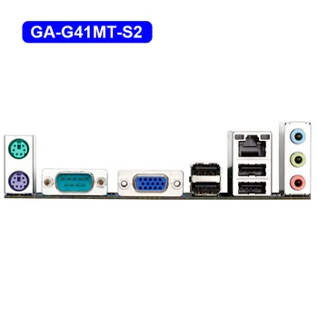 Socket LGA 775 GIGABYTE GA-G41MT-S2 Desktop Mātesplatē G41 Socket LGA 775 Core 2 DDR3 8G Micro ATX Sākotnējā Mainboard DDR3