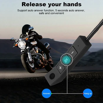 4.1+EDR Bluetooth Austiņu Pret Traucējumiem, lai Motocikla Ķivere Izjādes brīvroku Austiņu BT8