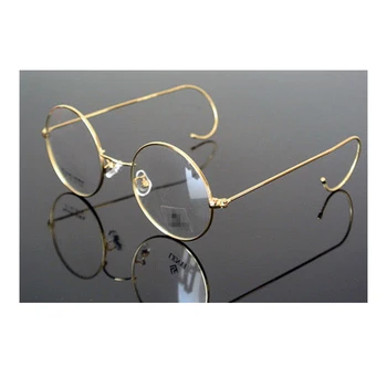 Vintage Kārta Vīriešiem, Briļļu Zelta Elastīga, Briļļu Rāmji, Ultravieglajiem Retro Brilles Skaidrs, Objektīvs Optiskā Tuvredzība Brilles