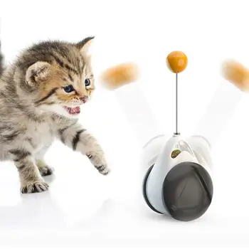 Interaktīvais Kaķis Rotaļlietas ar Catnip Līdzsvara Šūpoles Auto Rotaļlieta Kaķis Zizli Mājdzīvnieki Izmantot Chase Spēlēt Kaķu Rotaļlieta Kaķis Kaķēns Kaķēns Apmācības