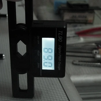 TL90 Digital Pitch Gauge LCD Backlight Display Lāpstiņas Leņķa Mērīšanas Rīks stabilizer bar vai flybarless