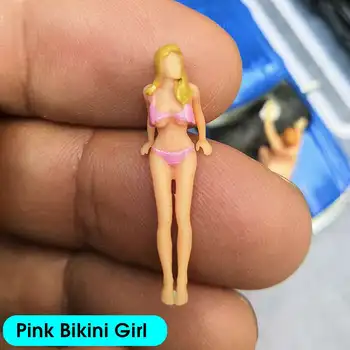 Sacensību Medaļu, 1:64 Attēls Diorāma Auto Mazgāšana Māsa Bikini Jauki Tauku Māsa Scenārija Modeli, lai Kastītēm Modeļu Mīļāko Rotaļlietu