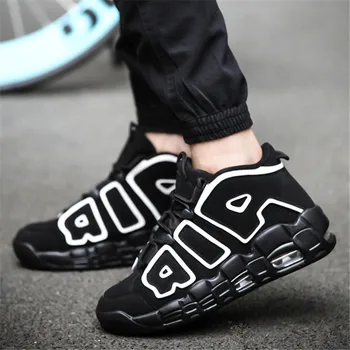 Modes Gaisa Spilvenu Vīrieši Sievietes Sneaker Skriešanas Sporta Ikdienas Apavi Zapatos De Hombre Mežģīnes-up Elpojošs Zēns Apmācības Grozu Homme