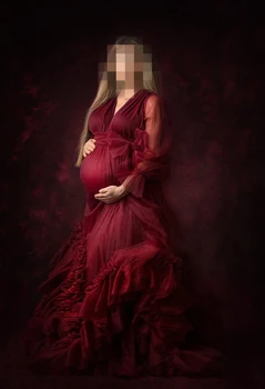 Fotogrāfija jaundzimušo bērnu fona cieto sarkano krāsu vintage grungy kāzu photocall foto fona studio photophone MUMS-127