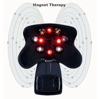 Tālu infrasarkano ceļa locītavu sāpes atvieglojums fizioterapija kvantu terapijas massager apkures elektrisko magnētiskās vibrācijas masāža kneepad