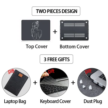 MTT Laptop Case For Macbook Air, Pro 11 12 13 15 16 collu Touch Bar 