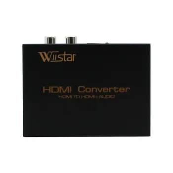 Wiistar Augstas Kvalitātes HDMI, HDMI, Optiskā SPDIF Suppport 5.1 + RCA L/R Audio Video Nosūcējs Converter Sadalītāja Adapteri