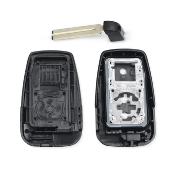 Dandkey Nomaiņa Smart Remote Auto Atslēgu Apvalks Gadījumā Toyota Prius RAV4 2019 Fob 2 Pogas Ar Avārijas Ielikt Neslīpēts Asmens