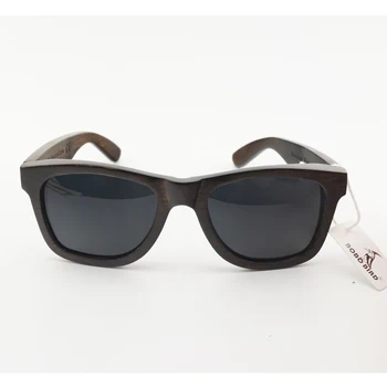 BOBO PUTNU WAG005b Dabas Melnkoks Koka Unisex Saulesbrilles Polarizētas Saules Brilles Vīriešu oculos de sol feminino Modes Aksesuāru