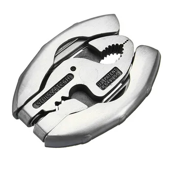 DANIU Nerūsējošā Tērauda 9 1 Mini Knaibles Daudzfunkcionāls Instruments, Multitool Keychain Plier Skrūvgriezi Kabatā Rīki Augstas Kvalitātes