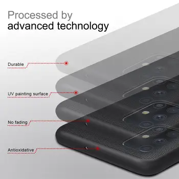 Samsung M51 gadījumā Nillkin Matēta DATORA cieto plastmasas aizmugurējo korpusa vāciņu, ja Samsung Galaxy M51 Būtiska lieta