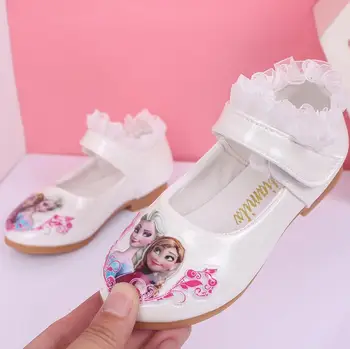 Disney Jaunu Bērnu, saldēti balts Ikdienas Apavi meitenēm Sofia princess mīksta karikatūra kurpes Bērnu Puses Čības