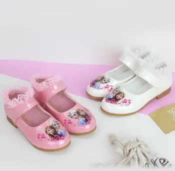 Disney Jaunu Bērnu, saldēti balts Ikdienas Apavi meitenēm Sofia princess mīksta karikatūra kurpes Bērnu Puses Čības