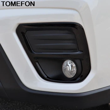 TOMEFON Par Subaru Forester SK 2018 2019 2020 Auto Priekšējo Lukturu Gaismas Miglas Luktura Uzlīmes Vāciņš Melns, Ārējie Piederumi, ABS