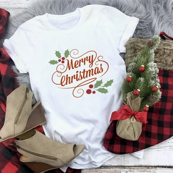 2019 Pleds Priecīgus Ziemassvētkus T Krekls Sieviešu Modes Elk Cute Grafikas Tee Kawaii T Hipster Gudrs Pateicības Camiseta Mujer