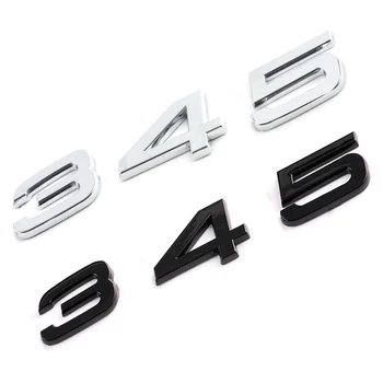 S3 S4 S5 S6 S7 S8 RS3 RS4 RS5 RS6 RS7 RSQ3 RSQ5 RSQ7 TTS TTRS Bagāžnieka Emblēmu uzlīmes Car Styling Žetons par Audi A4L A5 A6L Q3 Q5