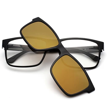 TR90 Optiskās Brilles Rāmis Vīriešu, Sieviešu Klipu Magnēti Polarizētās Saulesbrilles, Tuvredzība, Brilles, Briļļu Rāmja Vīriešu YQ189