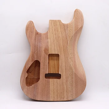 Okoume koka ST ģitāra body elektriskā ģitāra barelu DIY elektriskā ģitāra daļas