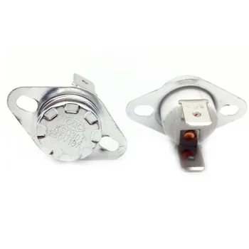 Augstas kvalitātes 250V 16A termostats thermal protector 40-300 grādu normāli aizvērts/atvērts temperatūras kontroles slēdzi KSD302 keramika