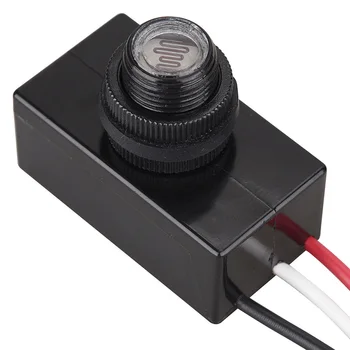 Mini Fotoelements Fotoelektrisks Pārslēgtu Gaismas Lampas Ieslēgšanai Sensors, AC 80V-277V -- WWO66