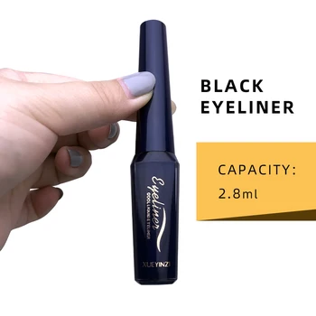Acu Make Up Atdzist Melno Šķidro acu zīmulis Ātri Žāvēšanas Ūdensizturīgu Pildspalvu ilgstoši Nav Ziedēšanas Dāma 3D acu zīmulis 2.8 ml Līdzeklis Grima