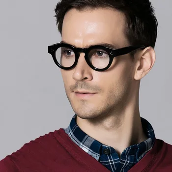 CUBOJUE Acetāts vintage Brilles Vīrieši Sievietes Rāmji, Brilles cilvēks brilles ar clear lens viltus bieza smago Nerd Punktiem