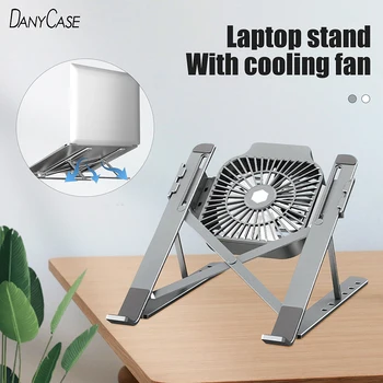 Salokāma klēpjdators, tablet stand MacBook Air, Pro stāvēt klēpjdatoru statīvs ar dzesēšanas ventilatoru, lai viegli uzskaites HP DELL radiatoru