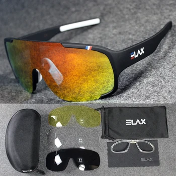 ELAX 1 Komplekts Riteņbraukšanas Saulesbrilles Velo Braukšanas Darbojas Golfa Zvejas Āra Sporta Vīrieši, Sievietes, Dāmas, Pretvēja Ieplests