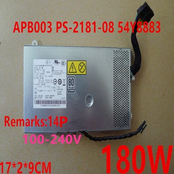 Jaunu PSU Lenovo S700 S740 S780 S800 S850 B85 E93Z 14.P+2P 180W Barošanas APB003 PS-2181-08 54Y8883 HKF1802-3D