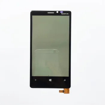 Mobilo Touch Ekrāns Nokia Lumia 920 N920 Skārienjūtīgais Sensors Digitizer Stikla Priekšējais Panelis 3M Līmi