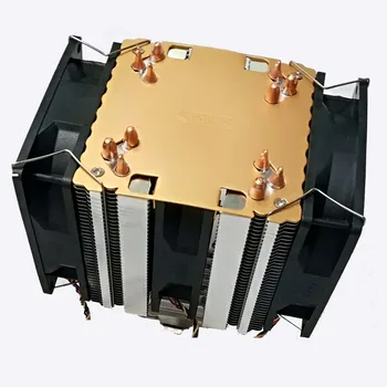 PWM 4pin CPU dzesētāja LGA2011 šauru AMD AM4 6 siltuma-dzesēšanas caurules 9cm RGB fanu atbalstu 3 ventilatori CPU ventilators