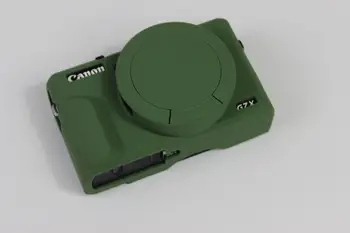 Jaunā Kamera Silikona Case for Canon G7XII G7X II G7X Zīme 2 G7X III G7X3 G7X Atzīme 3 Gumijas Aizsardzības Pārsegs soma Kamera Ādas