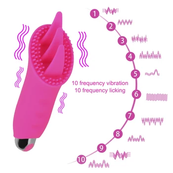 OLO Mēles Laiza Vibrators Dzelksnis Licking Clit Massager Klitora Stimulācija Seksa Rotaļlietas Sievietēm Pieaugušo Orgasmu Seksa Produkti