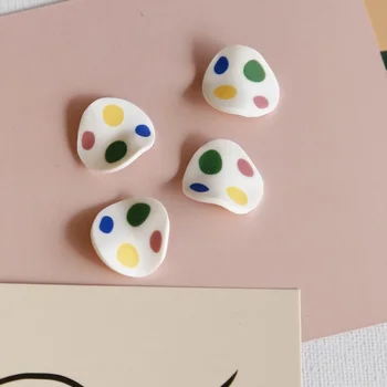 Dizaineru, Krāsu Māla Šķēle Ins Pašā Auskari Aksesuāri DIY Puses Rotājumu Materiāliem Japāņu Cute10pieces