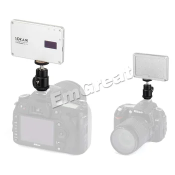 SOKANI X21 LED Kameras Video Gaismas Kabatas Izmēra OLED Ekrāns Veidot 1600mAh Akumulators Sony, Nikon, Canon
