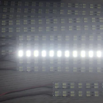 Led Bar Light Smagi Cieta lentes Dubultās Rindas, kas Nav ūdensizturīgs 50cm 12V 6/10/20/50gab 0,5 m 84leds 5630 12mm PCB 168leds/metrs
