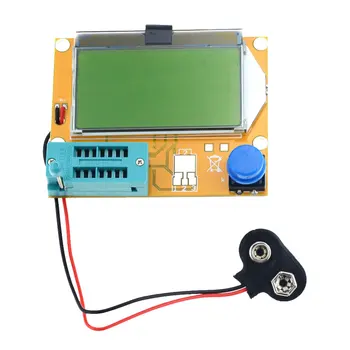 1GB LCR-T4 EAR Metru Tranzistors Testeri Diožu Triode Kapacitāte SCR Induktivitāte Automātisku fotokameras izslēgšanos LCD Displejs