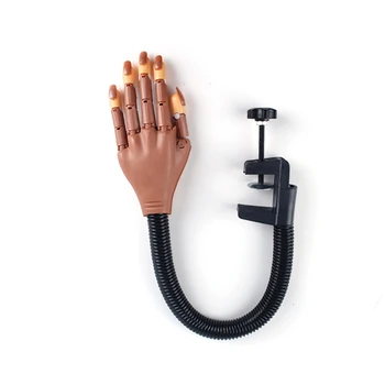 100gab Nagu Gali Regulējami Elastīgs Turētājs Prakses Manikīrs DIY Plastmasas Flectional Modelis Krāsošana Nail Art Viltus Rokas Instrumenti
