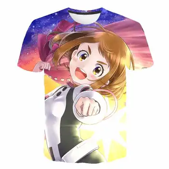 Zēni 3D t krekls Varonis Akadēmijas drēbes personības anime 2020. gada Vasaras bērnu apģērbu ar īsām piedurknēm T-krekls bērniem sporta krekls