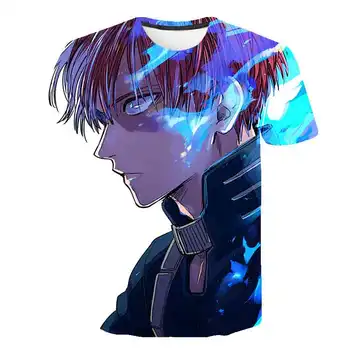 Zēni 3D t krekls Varonis Akadēmijas drēbes personības anime 2020. gada Vasaras bērnu apģērbu ar īsām piedurknēm T-krekls bērniem sporta krekls