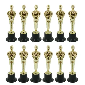 12Pcs Oscar Statueti Pelējuma Balvu Uzvarētājiem Lielisku Trofejas Ceremonials