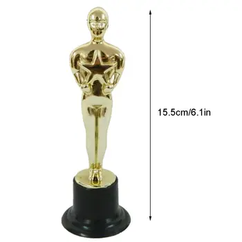 12Pcs Oscar Statueti Pelējuma Balvu Uzvarētājiem Lielisku Trofejas Ceremonials